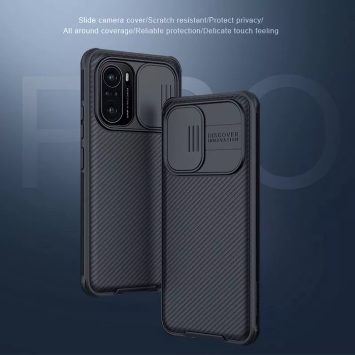 Casing POCO f3 Soft Hard Case Back Cover Slide Protect