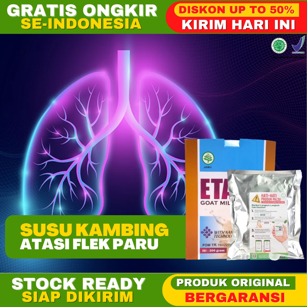 Obat Flek Paru Anak Tuberkulosis TB TBC Flek Paru-Paru Infeksi Bakteri Infeksi Paru Susu Kambing Eta