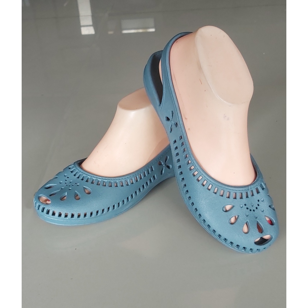 Sepatu Flat Wanita Q-502 Slip On Empuk Anti Selip