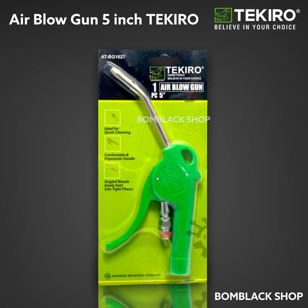 TEKIRO Air Blow Gun 5 inch Kepala Semprotan Kompresor Tembakan Angin 5in 5 inchi 5 inci Air Duster