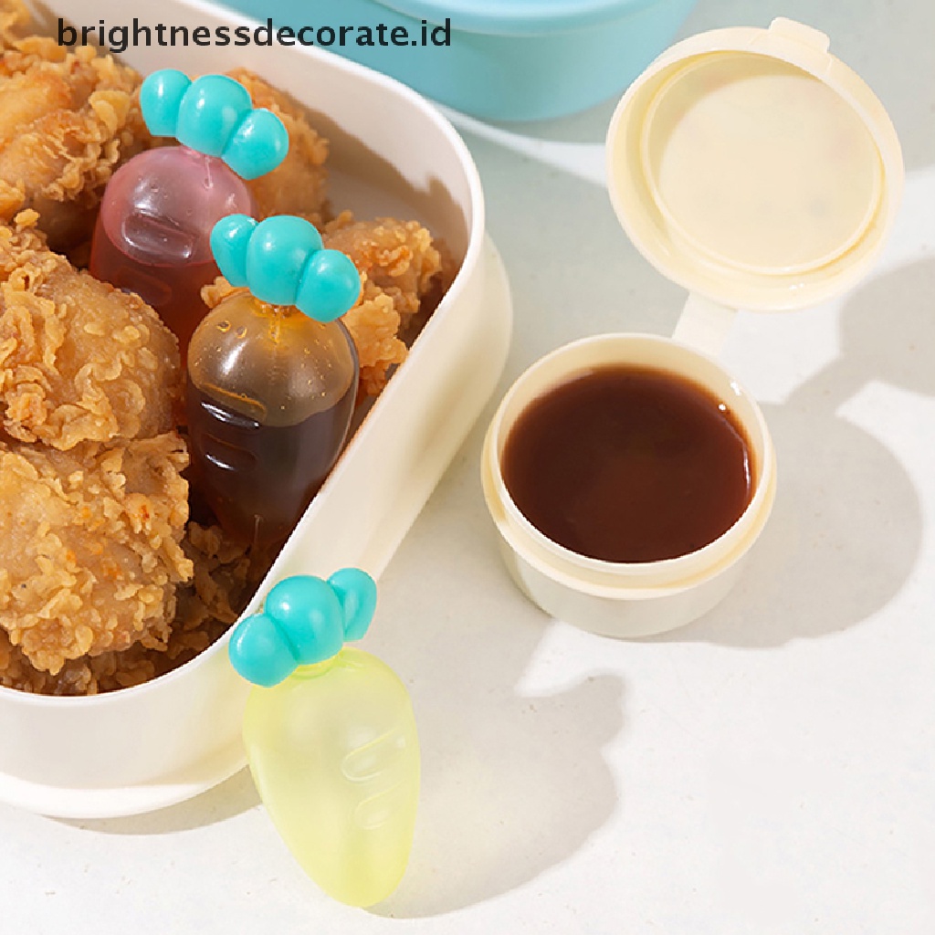 [Birth] 1per3/4pcs Botol Saus Bumbu Mini Wadah Saus Salad Kecap Portable [ID]