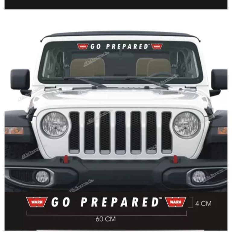 STIKER MOBIL STIKER KACA DEPAN MOBIL JEEP JIMNY STICKER ALL TYPE MOBIL BISA