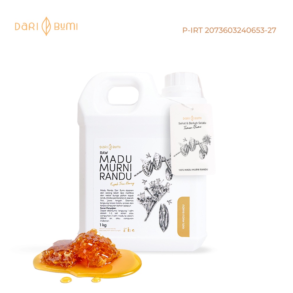 Madu Murni Randu 1kg Dari Bumi Premium Pure Original