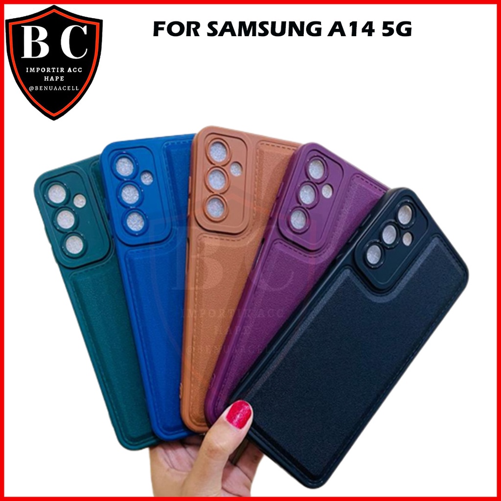 CASE SAMSUNG A14 5G - CASE LEATHER PRO SAMSUNG A14 5G A13 5G A13 A13 LTE A12 M12 A11 M11