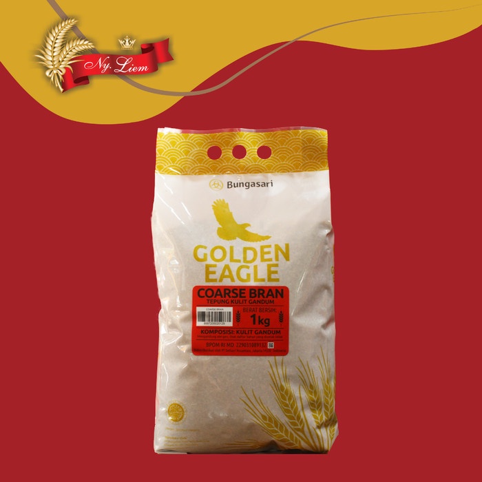 

GOLDEN EAGLE Tepung Kulit Gandum Coarse Bran 1 kg