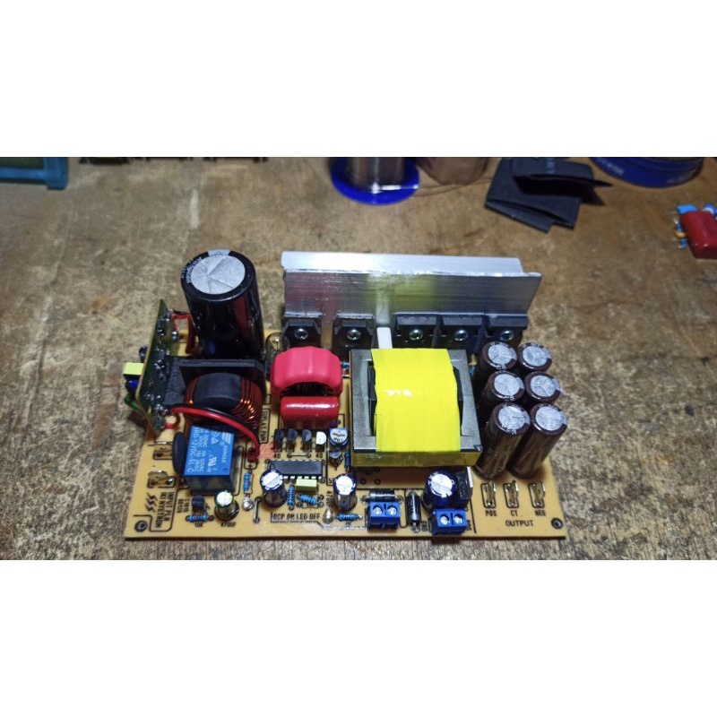 Power suplai Psu Trafo SMPS HB IC TL 494 OCP anti korslet super pakem Audio 20A Daya 2000watt full p