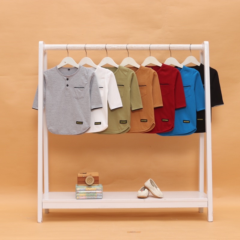 Termurah Heppikidsindo - Baju Koko Putih Anak Laki Laki - Kurta Putih Anak Laki Laki-Koko Anak Laki