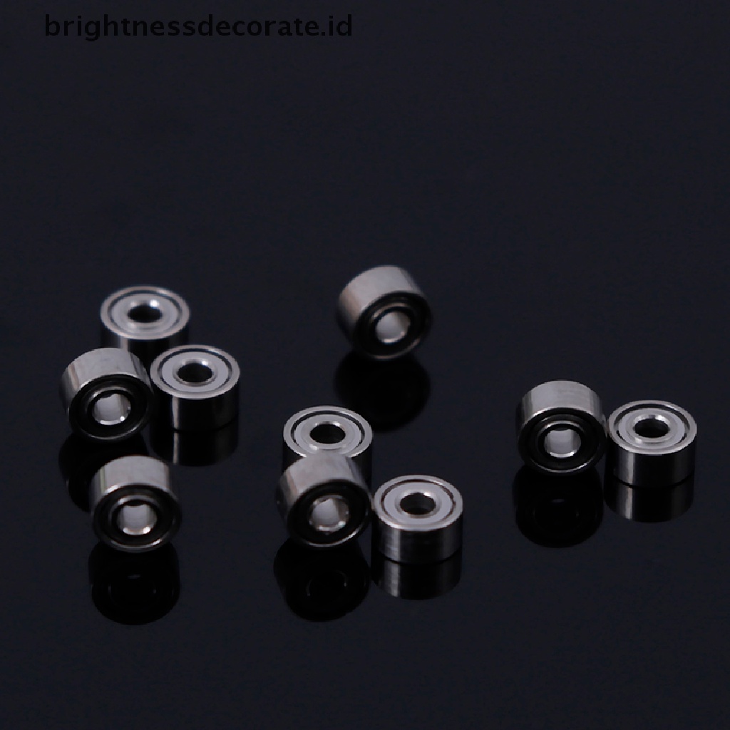 [Birth] 10pcs 681XZZ 1.5x4x2mm Terbuka Miniatur Bantalan Bola mini Tangan bearing spinner [ID]