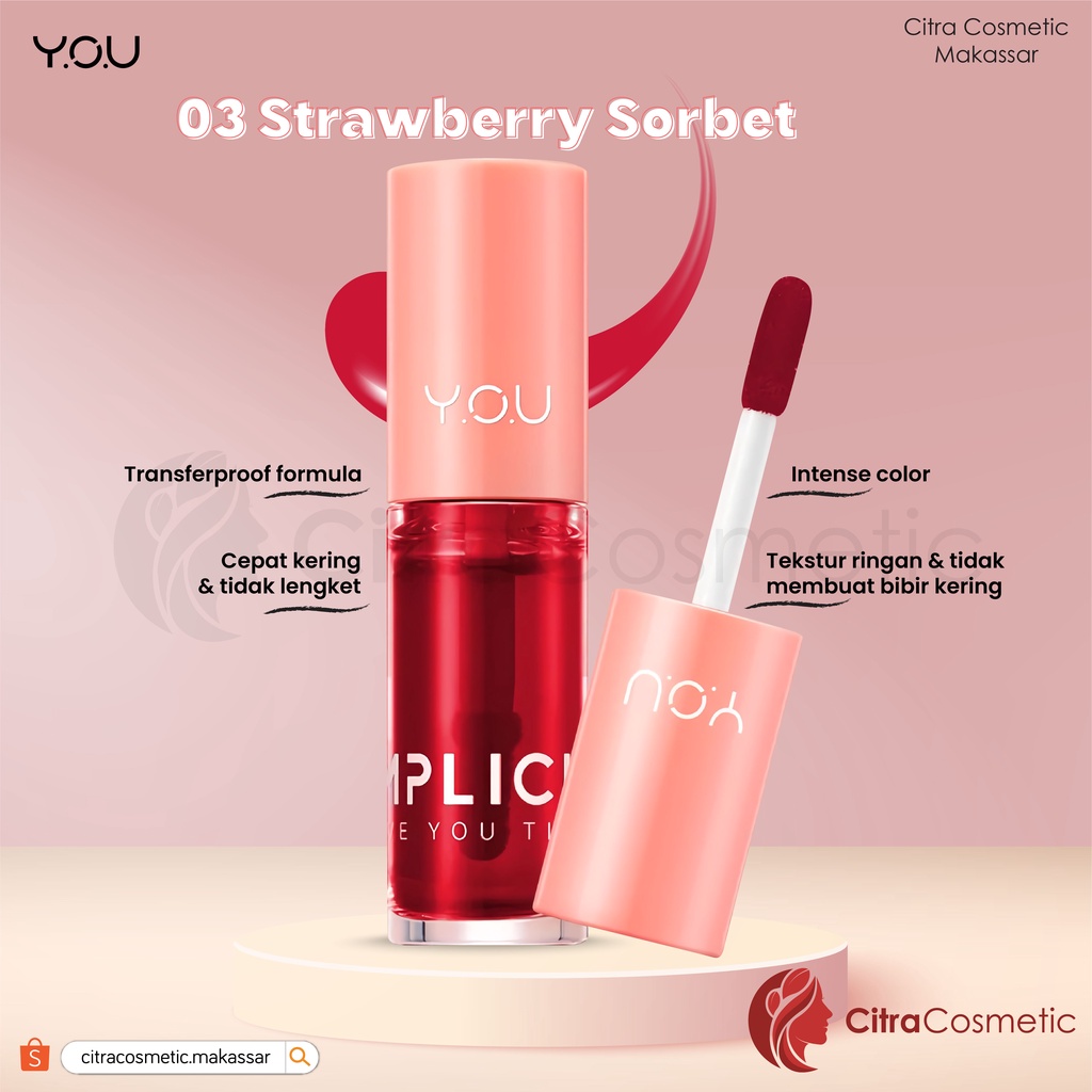 You The Simplycity Lip Tint Series