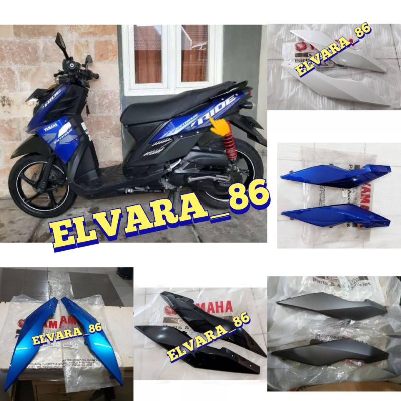 Cover body belakang kanan kiri Yamaha X-Ride Xride 115 Original 2BU