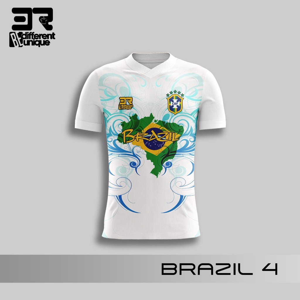 KAOS JERSEY SEPAK BOLA DUNIA BRAZIL 4 -  / JERSEY BOLA / JERSEY SEPAK BOLA / KAOS BOLA  / JERSEY ANA