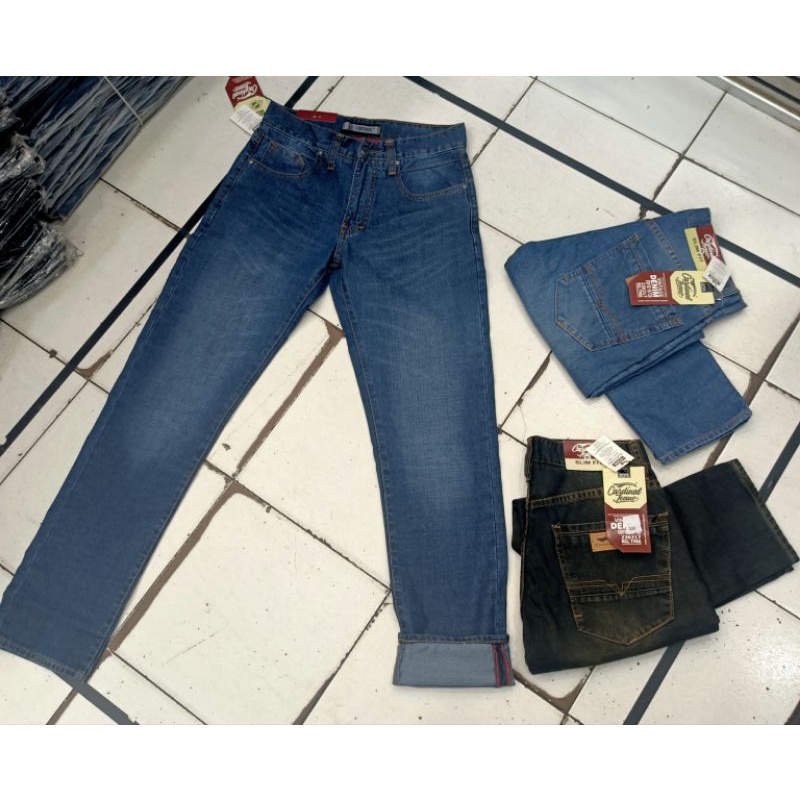 Celana Jeans pria panjang Slim Fit/Celana Jeans CDL