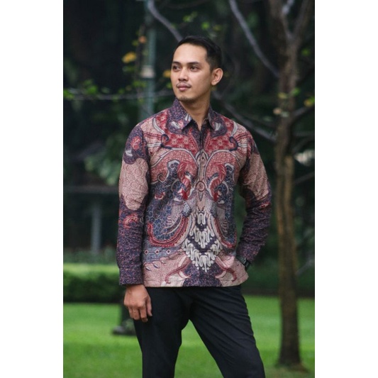 KEMEJA BATIK PANJANG FURING KEREN KATUN HALUS