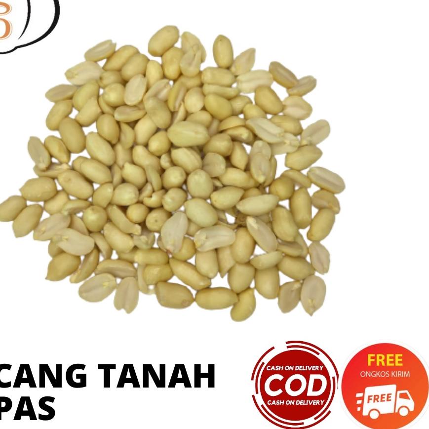 

COD [HJ6] Kacang Tanah Kupas Bersih Import 1 KG kualitas premium HSD