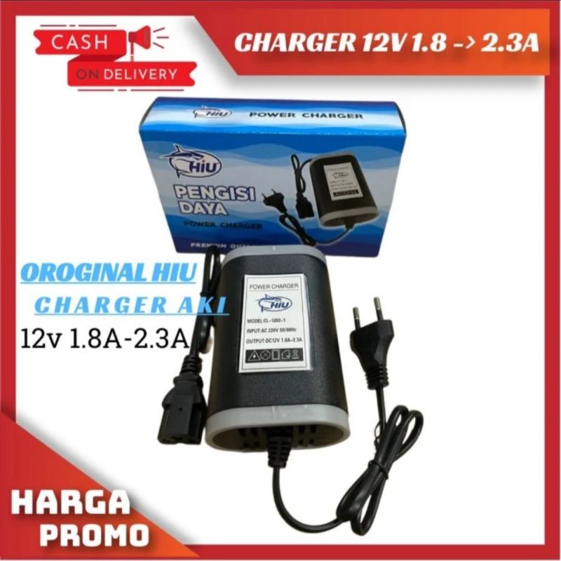 Cas Aki Tangki Pompa Semprot HIU 12V 2,3A Original elektrik sprayer pump charger