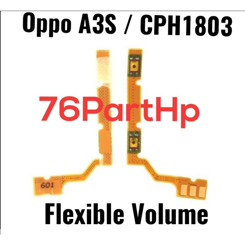 Ori Flexible Connector volume Oppo A3S - CPH1803 - Flexible