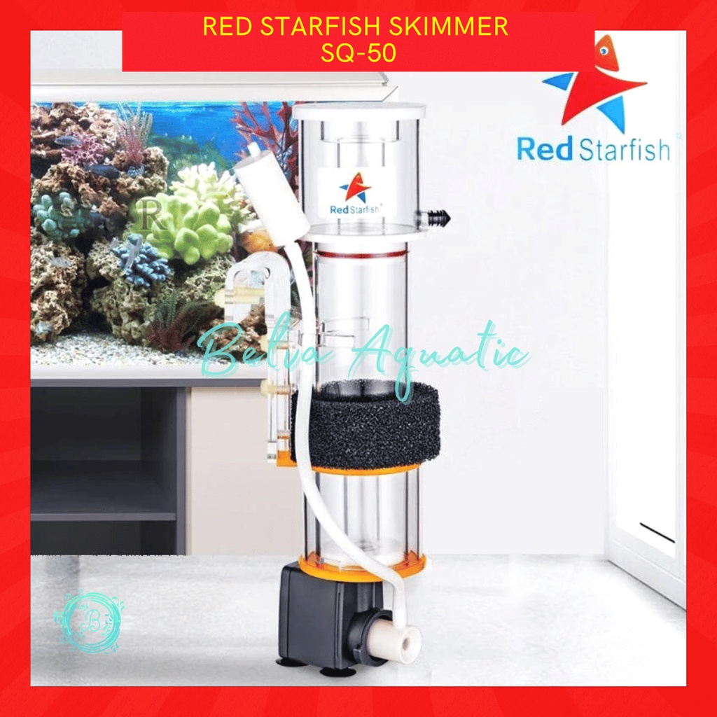 Red Starfish SQ-50 Protein Skimmer Mini Tank Aquarium 30-50L SQ50