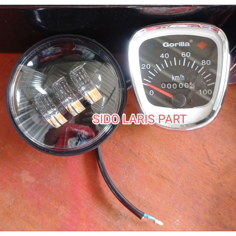 day---maker C70 DOT sae import 4'5 in hello ring-Reflektor c70 Lampu daymaker c70 diameter 4.5 inch 