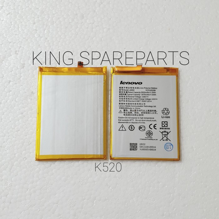 BATERAI BATRE BATERE BATTERY LENOVO K520 S5