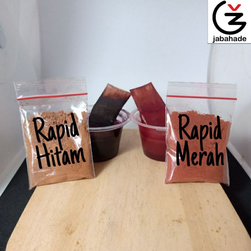 

pewarna batik rapid merah dan rapid hitam/penanda bebek/warna colet