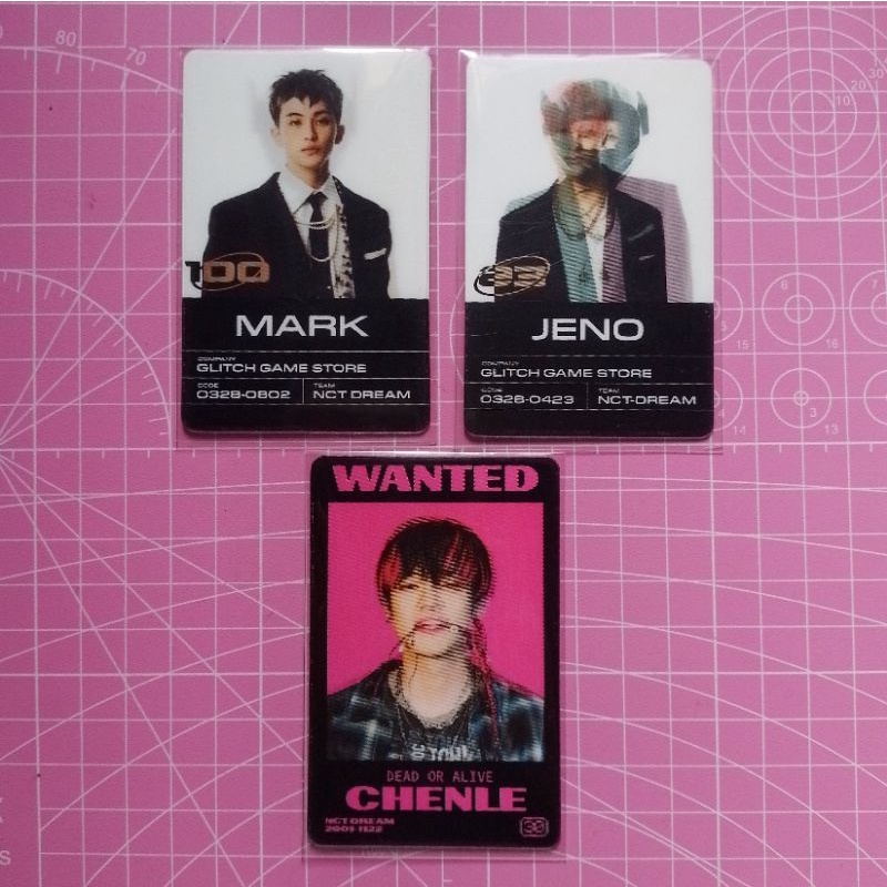 WTS PC LENTI JENO SCRATCH MARK SCRATCH CHENLE GLITCH NCT DREAM
