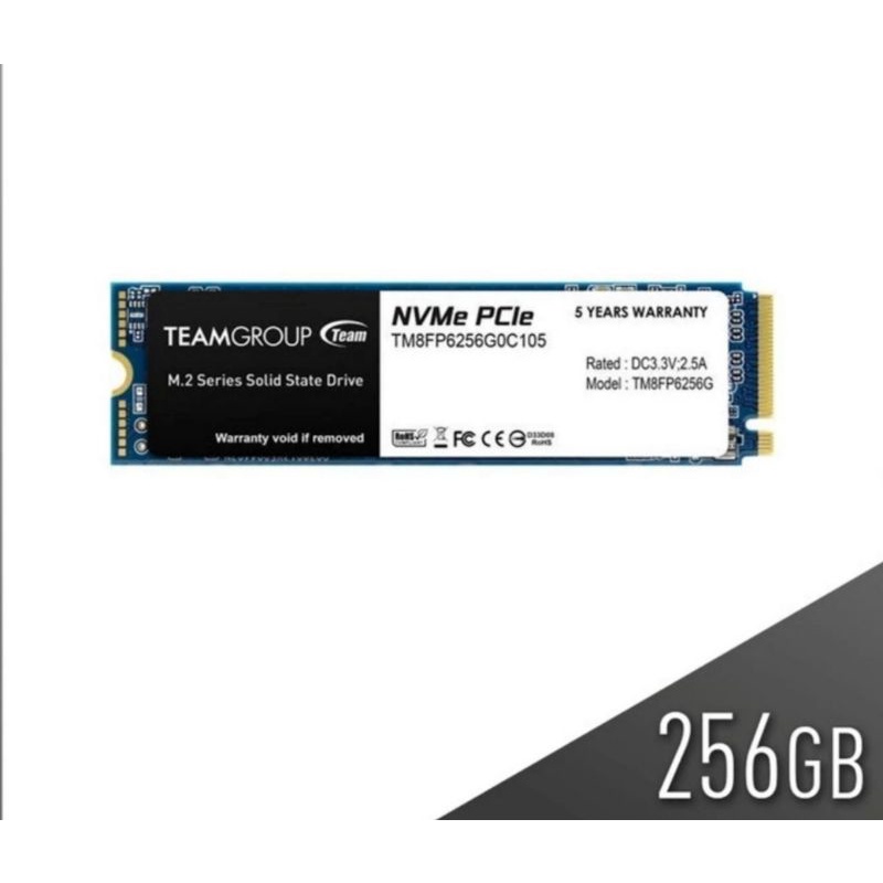 SSD Team MP33 M.2 2280 NVME 256GB / 512GB / 1TB - PCl Gen3 X4