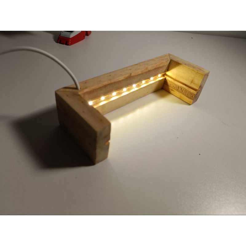 Stand Led Acrylic Quarter frame