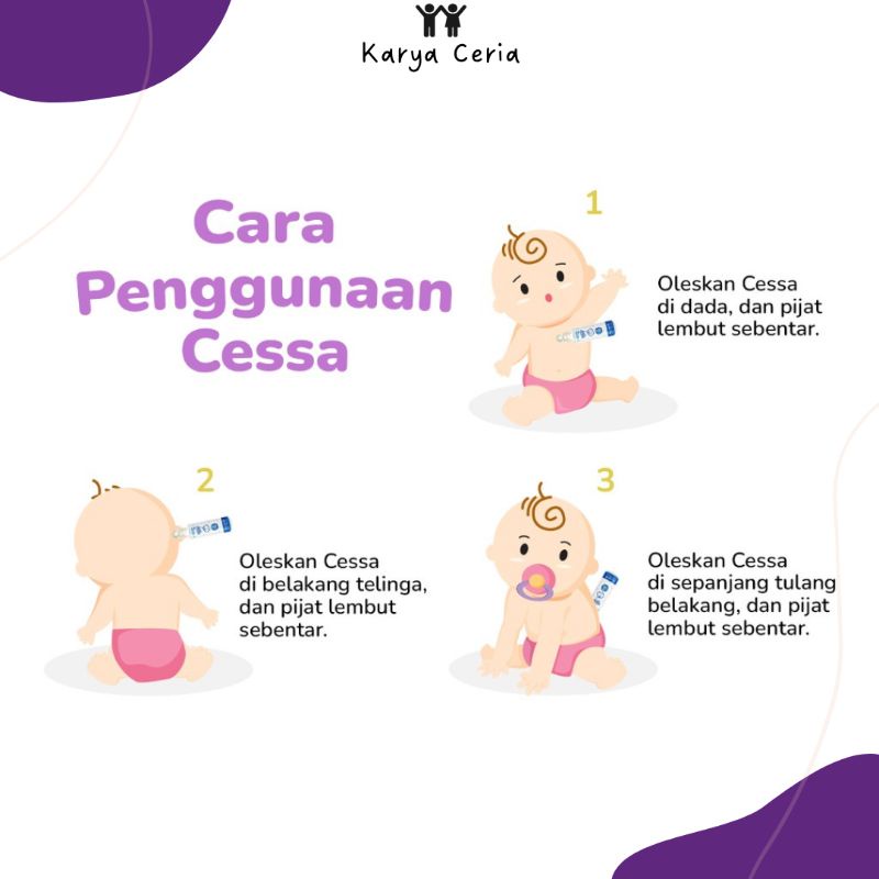 Cessa Ungu Bofit - Essential Oil Meningkatkan Daya Tahan Tubuh Bayi Warna Ungu