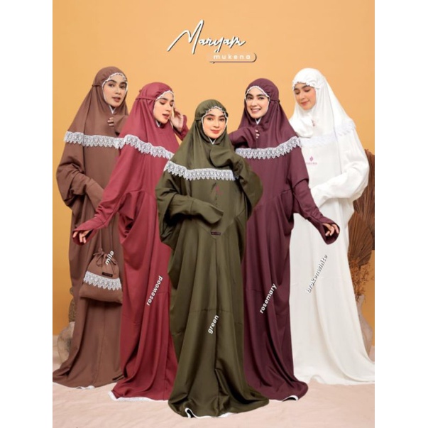 MUKENA MARYAM || MUKENA TERUSAN BY NAYMA HIJAB