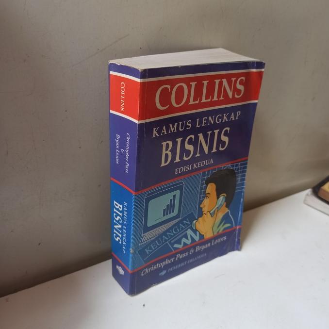 

original kamus lengkap bisnis edisi kedua Collin penerbit Erlangga