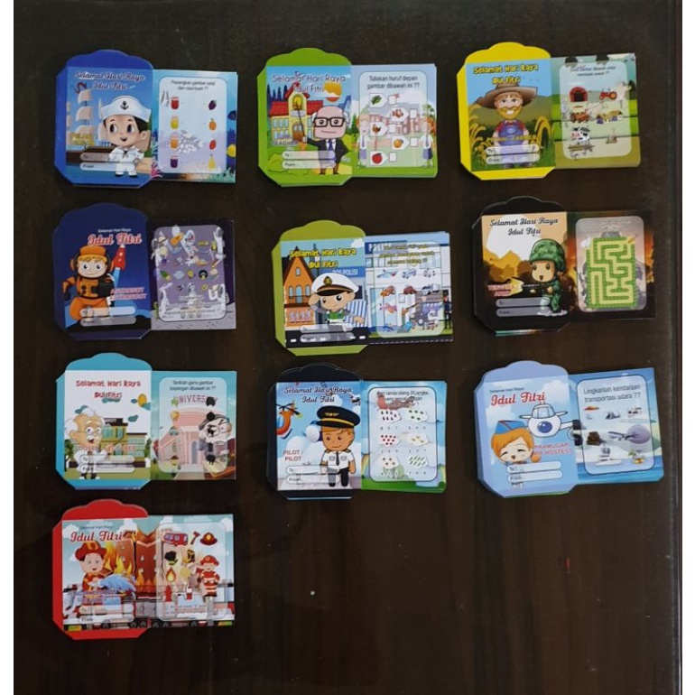 

Amlop Lebaran Lembaran ukuran medium GRATIS lem dan plastik