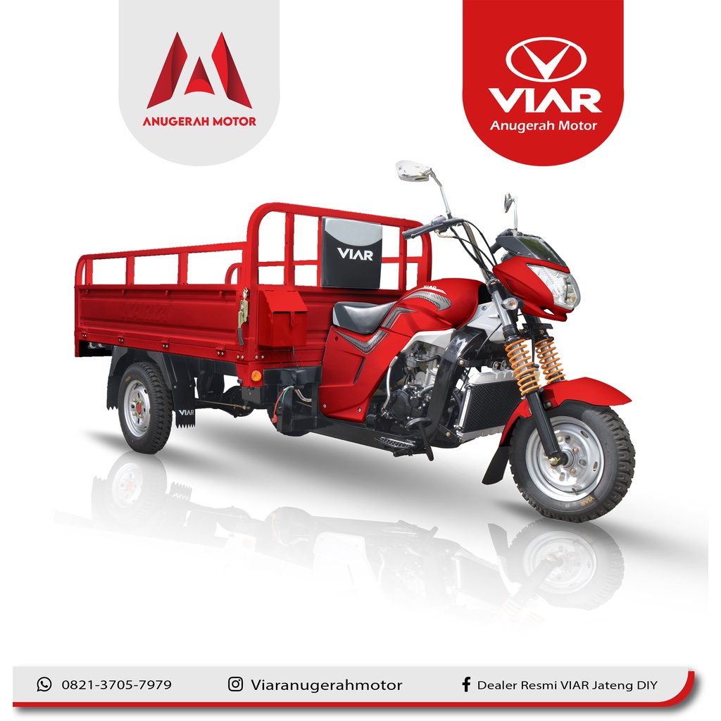 Motor Roda Tiga Viar Karya 200cc / Motor Usaha / Motor Niaga