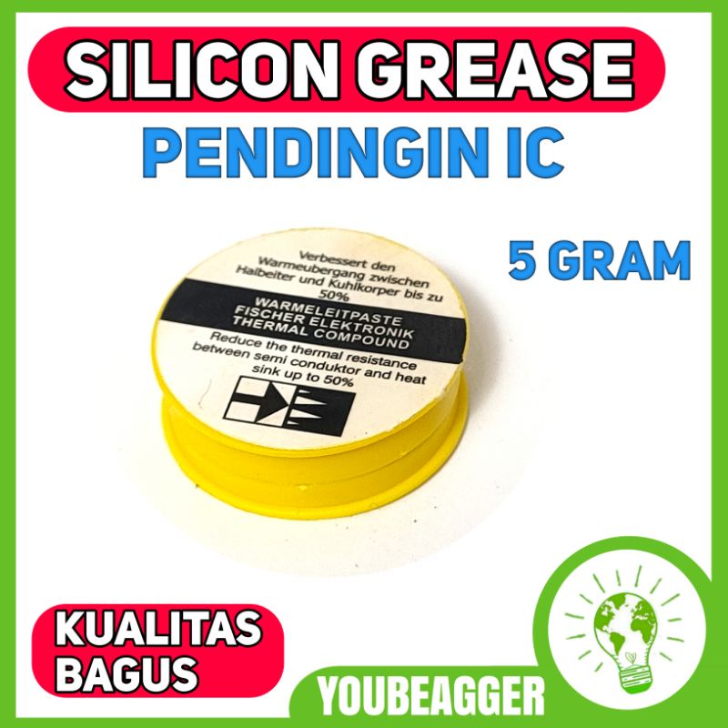 Silicon grease pasta IC dan TRANSISTOR 5gram