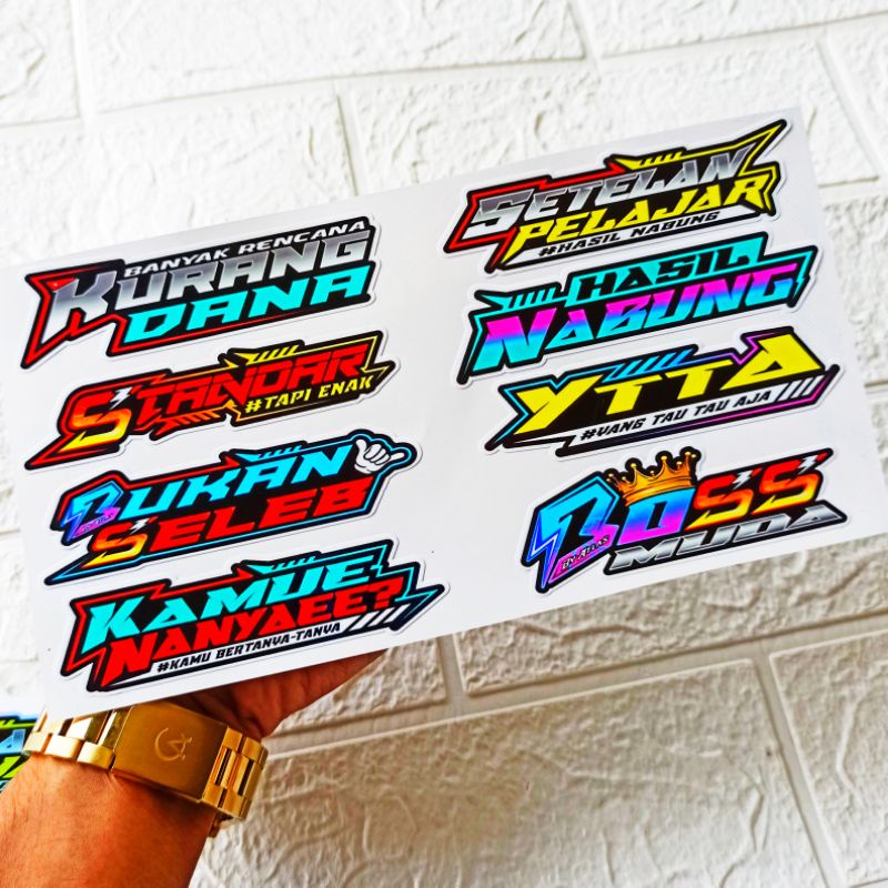 STIKER SET PACK VOL9