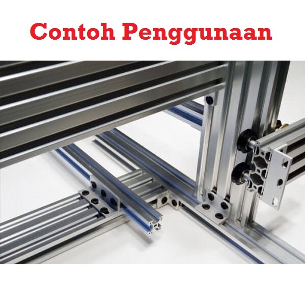 [HAEBOT] Aluminium Profile T Slot 2020 20x20 AP2020 Alumunium 1.5 meter Profil Frame CNC Extrusion Mini Kerangka Mekanik Series 20mm x 20mm 3D Printer 150 cm