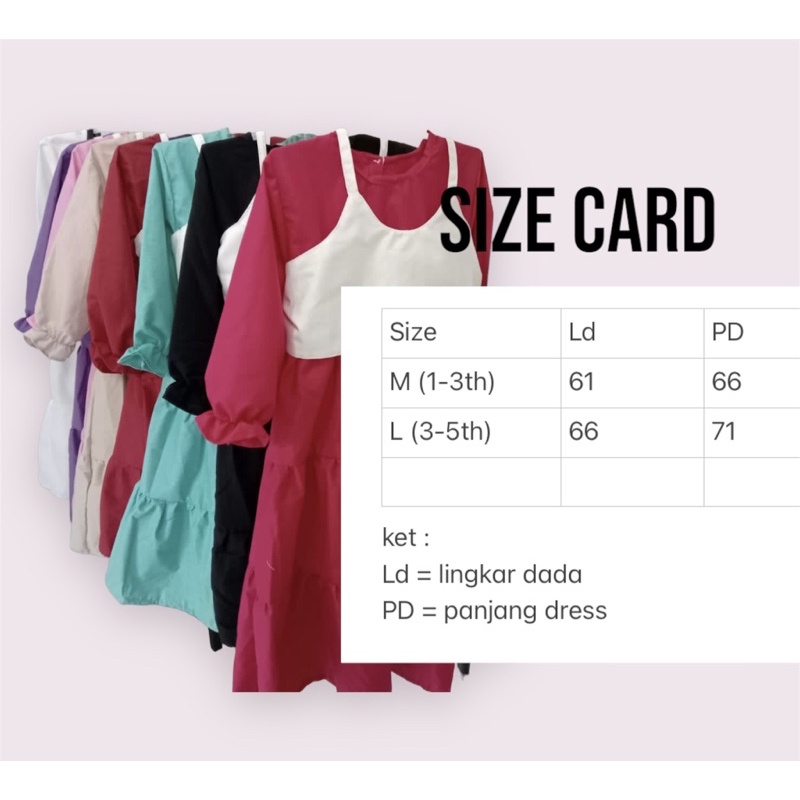 Gamis anak haruka dress + rompi anak