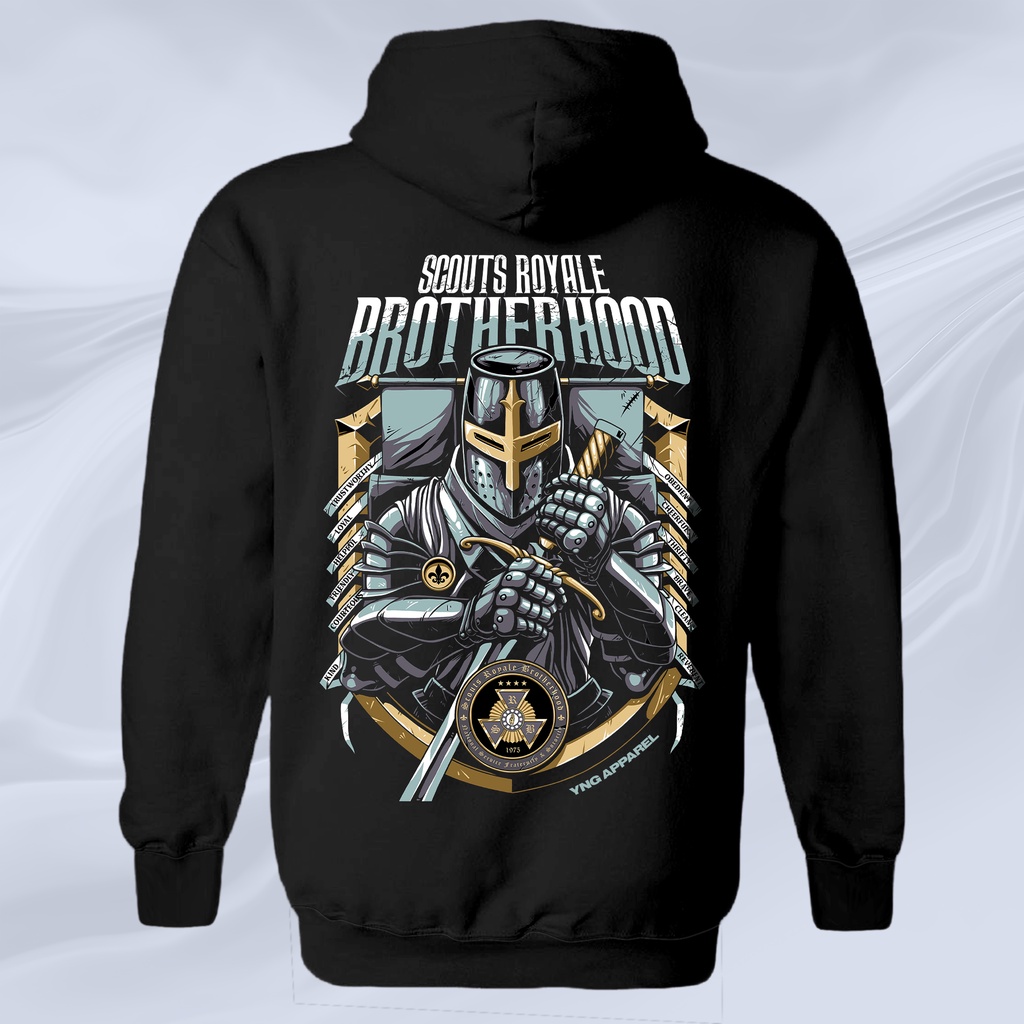 YNG Hoodie Brotherhood Black