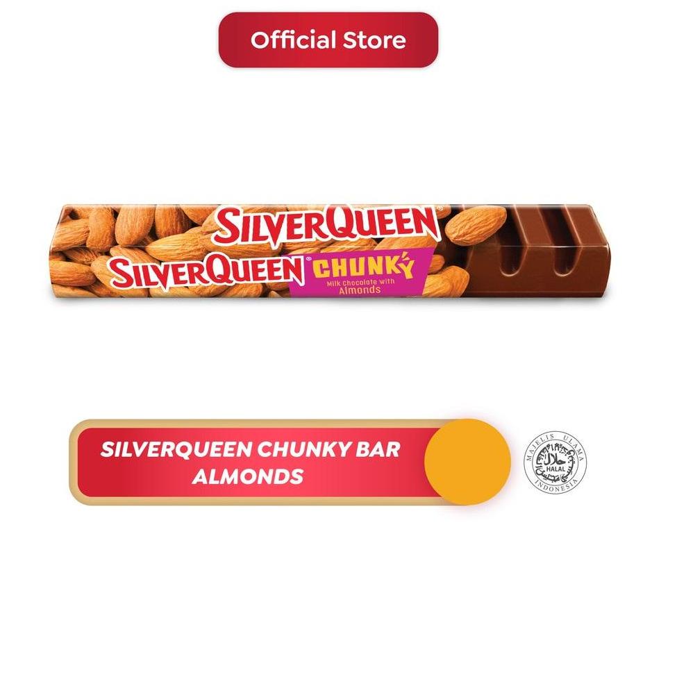 

Promo Silverqueen Chunky Bar Almond 95 g ALN