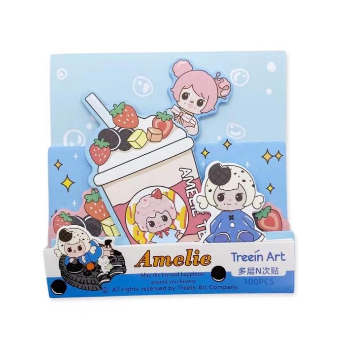 

Scoop Sticky Note Kertas Pesan (dengan lem, mudah dilepas) Amelie 4124