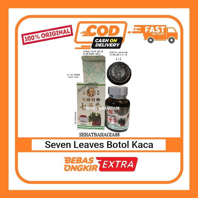 

seven leaves ginseng original tian ma tu chung ( botol kaca ) Obat Rematik, Nyeri Sendi&Pegal linu,Asam Urat