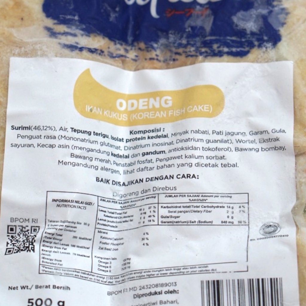 Shifudo Odeng 500 Gr