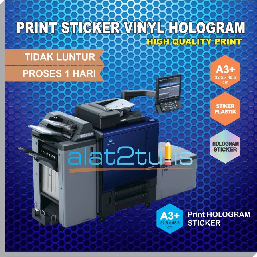 

Print A3 + warna cetak | sticker | label | STICKER HOLOGRAM