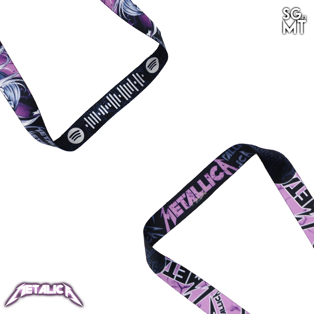 Lanyard METALLICA Sigmat13 Gantungan id card Printing Band Series 1