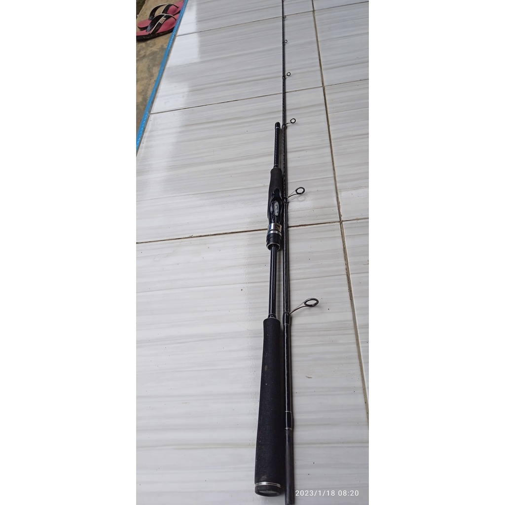 JORAN SAMBUNG CASTOM BLENK CARBON ROD SIMANO SPIRAL X PANJANG 210 CM