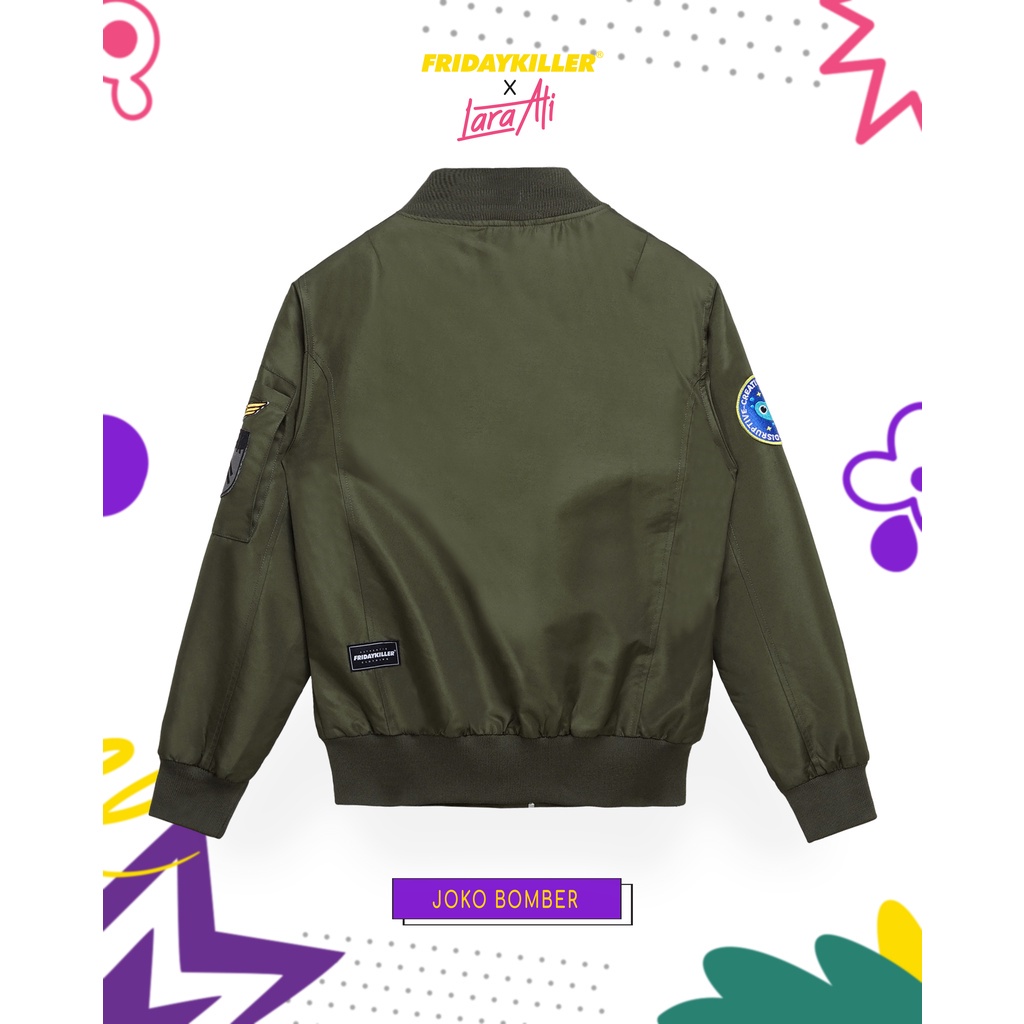 JAKET BOMBER SPECIAL FRIDAY KILLER X LARA ATI | JOKO BOMBER