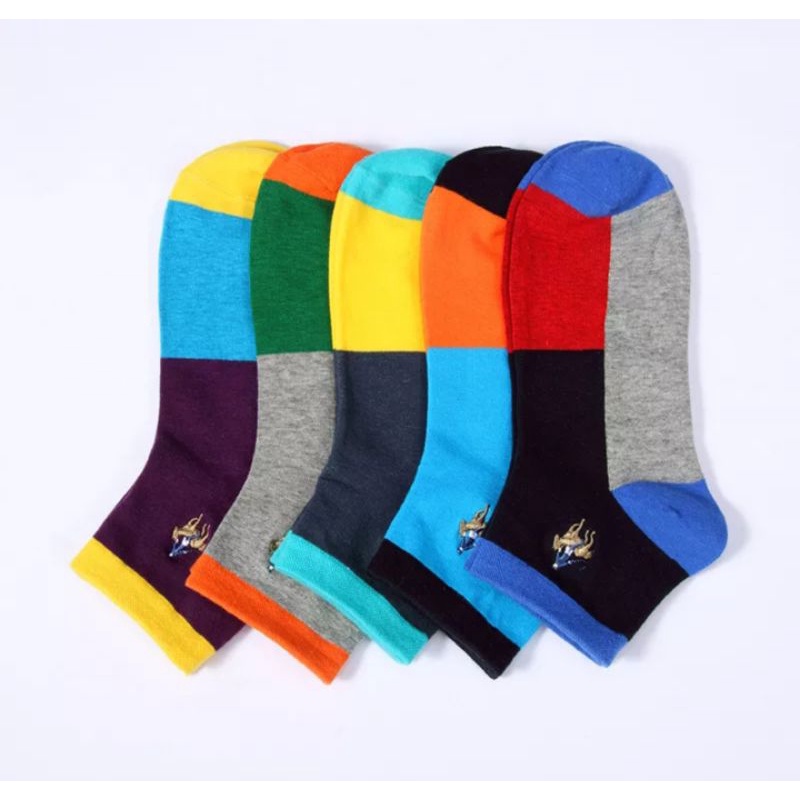 Pier polo Kaus Kaki Anti Bakteri Pierpolo Socks Original Premium Kaos Kaki Pendek 028