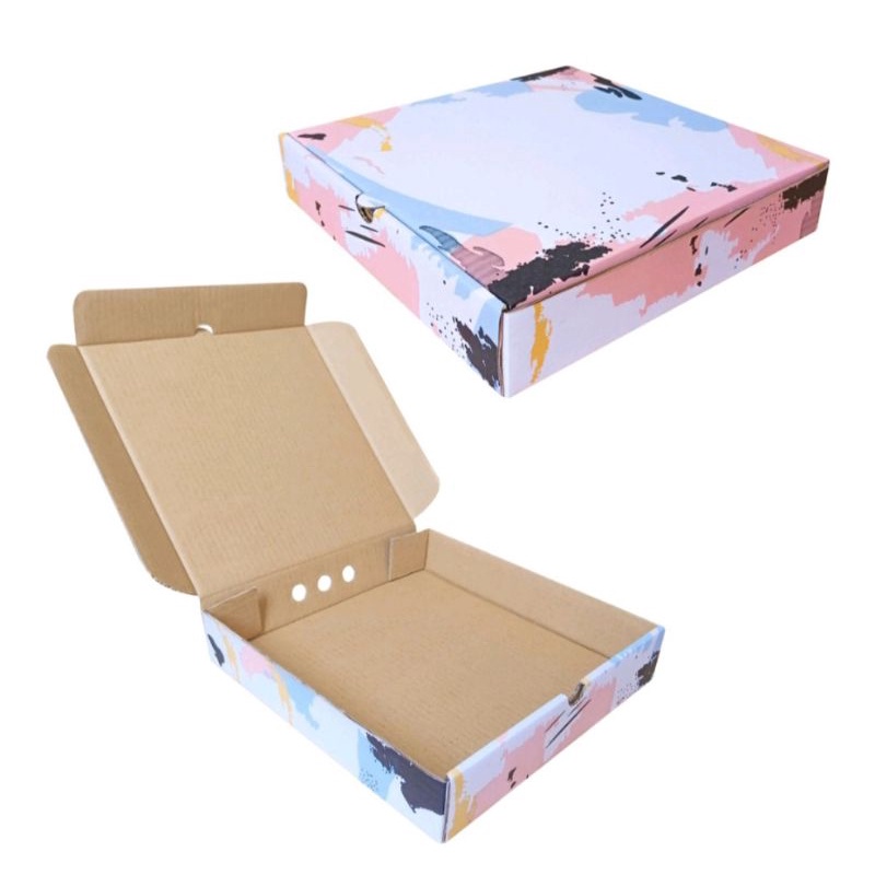 

box kardus 25x25x5cm Bisa untuk 4 toples 250 gram /kotakhampers/hamperseid/idul fitri
