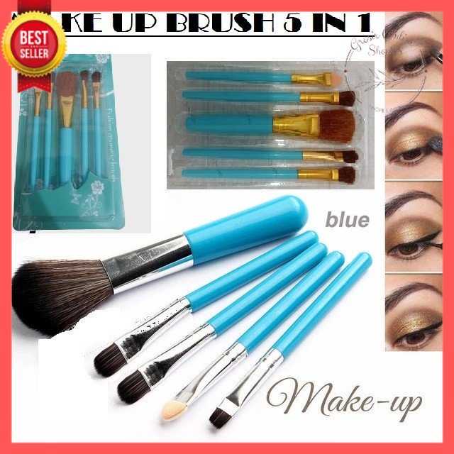 GOS -I309- Kuas Makeup Isi 5 Pcs - Kuas Satu Set - Brush Makeup isi 5 - Make up Brush