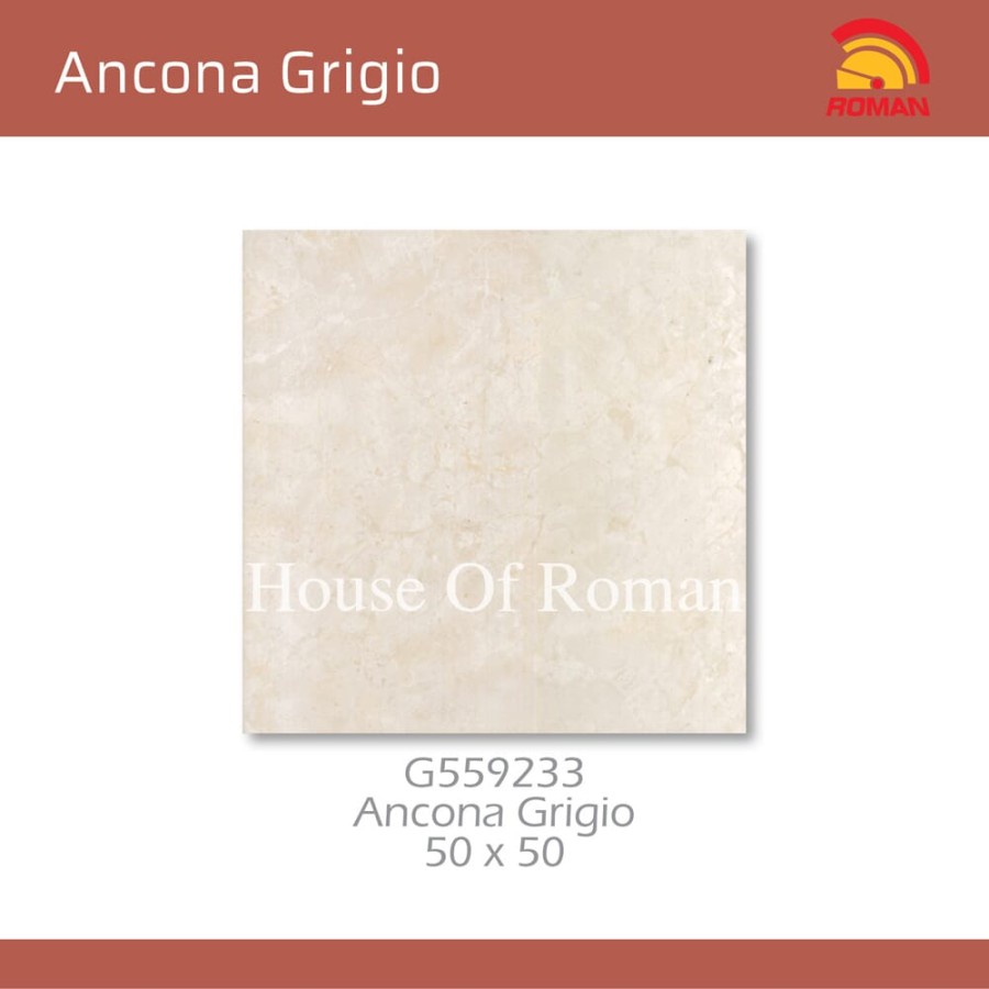 ROMAN KERAMIK ANCONA GRIGIO 50X50 G559233 (ROMAN HOUSE OF ROMAN)