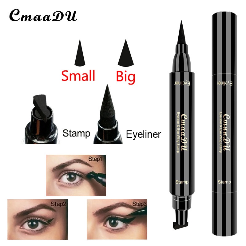 TERMURAH ORIGINAL CMAADU EYELIINER AND EYE WING STAMP EYELINER PEN TEMPEL INSTAN KODE YZB